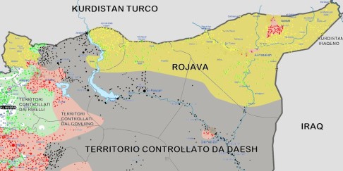 Rojava al 13 marzo 2016