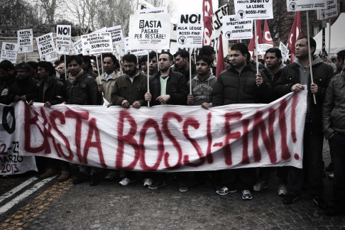 Manifestazione migranti (foto di Giulio Cicanese - repertorio)