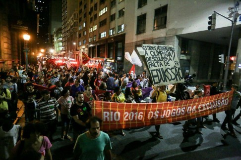 Brasile proteste Rio 2016 (foto Midia Ninja)