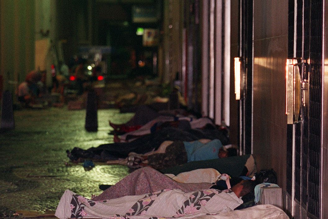 Senza dimora, homeless (foto Andréa Farias)