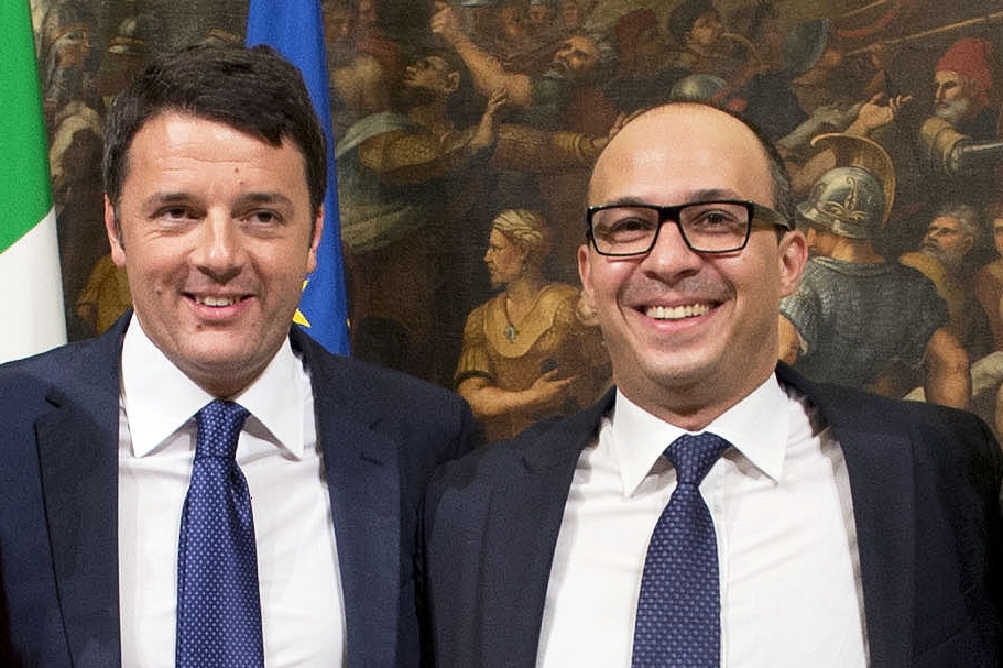 Matteo Renzi e Davide Faraone (flickr palazzochigi)