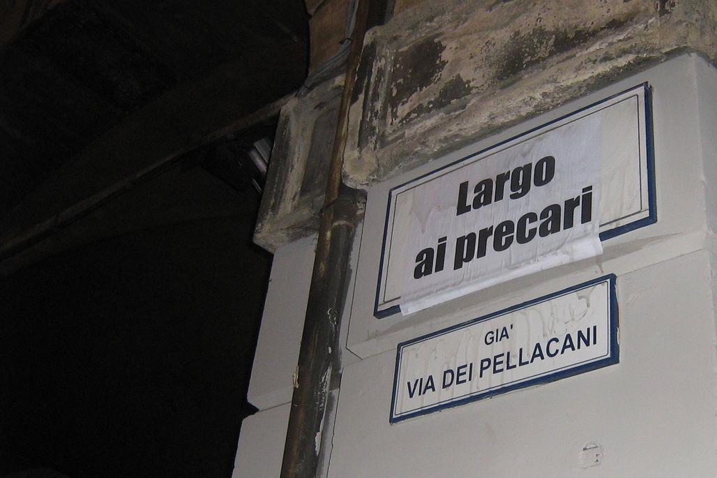 Largo ai precari (foto Zic.it)